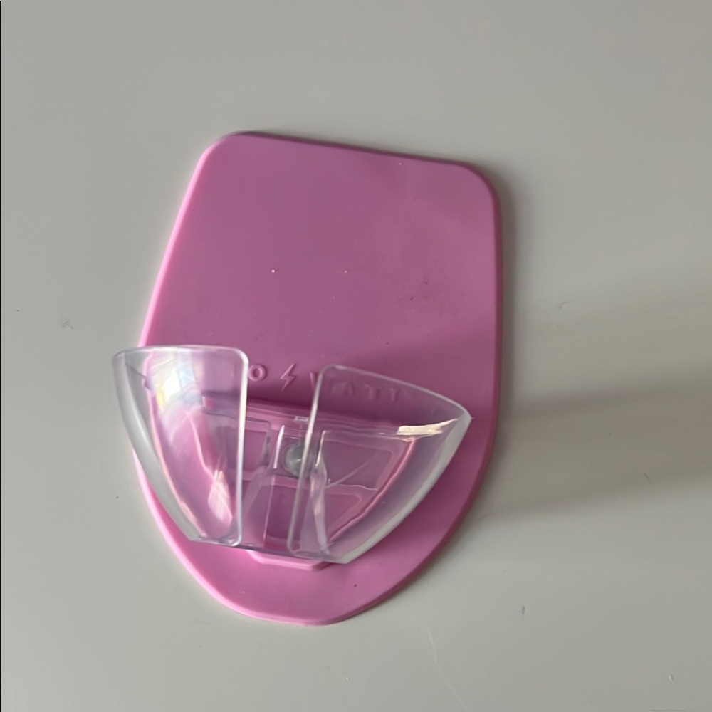 Wine Glass Holder Pink Bath Mount Holder